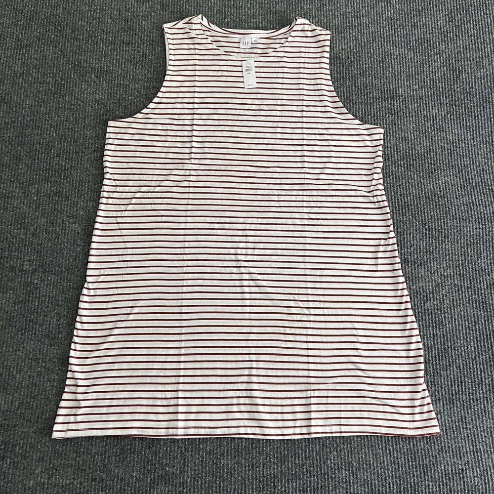 NWT Gap Womens XXL T-Shirt Dress Bundle 3PK Black Striped Short Sleeve Tank Mini - Picture 8 of 16